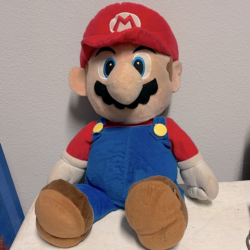 Vintage Mario Stuffed Toy